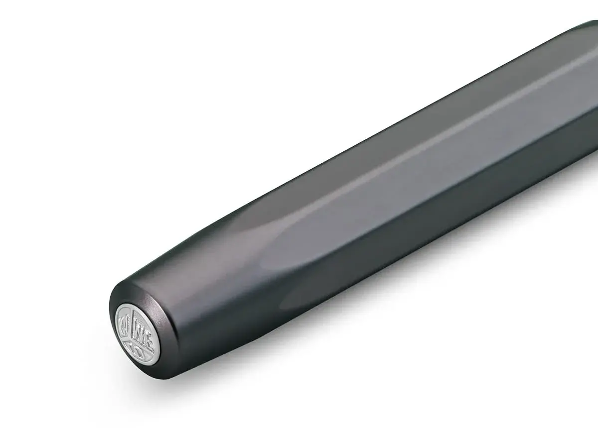 Kaweco AL SPORT Fountain Pen Anthracite Medium Nib | Premium Aluminium Body, Made in Germany Nib - view 4