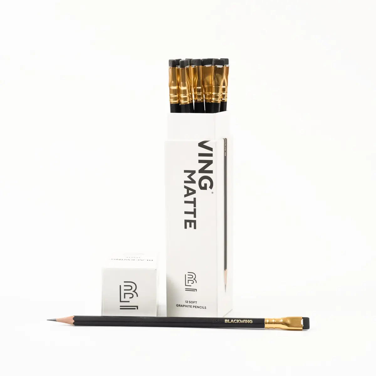 Blackwing Matte Pencils, Soft Graphite for Writing & Drawing, 12 Count | Premium Japanese Graphite - main product image