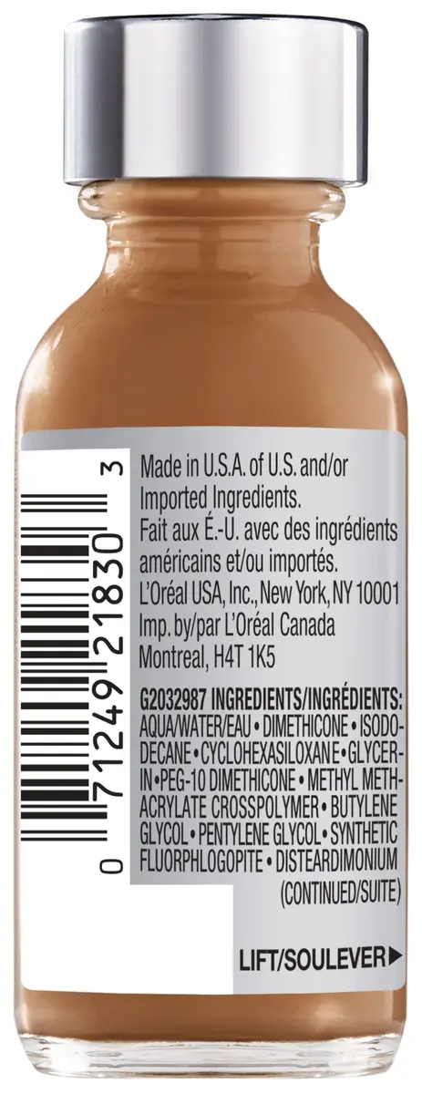 L'Oréal Paris True Match Super-Blendable Liquid Foundation Cappuccino N8 30ml (1 Fl Oz) | Natural Finish Foundation - view 2