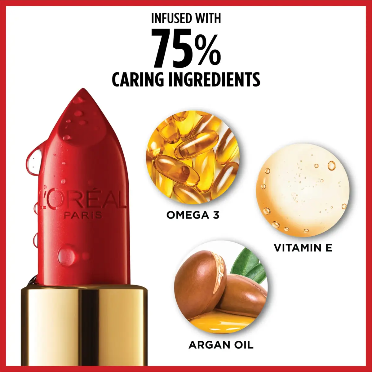 L'Oreal Paris Colour Riche Original Satin Lipstick in Blazing Lava - Rich Satin Finish, Hydrating - view 4