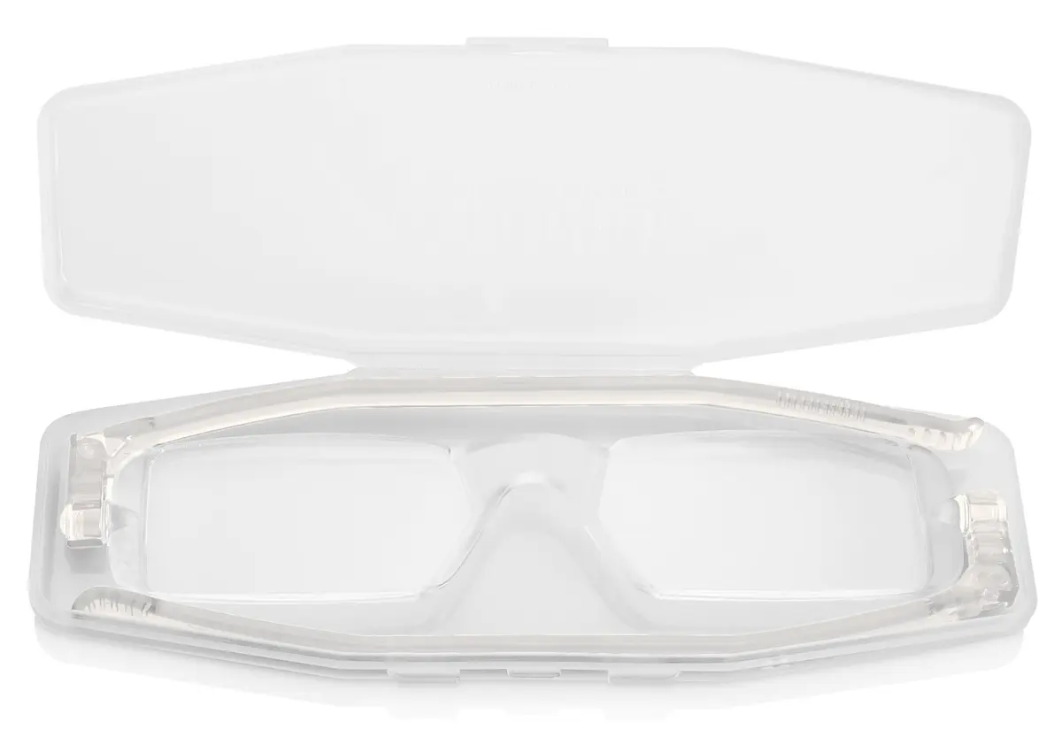 Nannini 7502 Compact One Optics 2.0 Temples Reading Glass (Crystal) | Ultra-thin foldable unisex eyewear - view 5