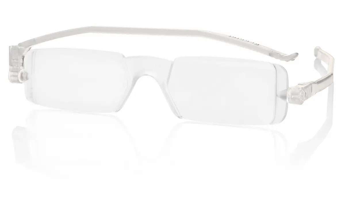 Nannini 7502 Compact One Optics 2.0 Temples Reading Glass (Crystal) | Ultra-thin foldable unisex eyewear - view 2