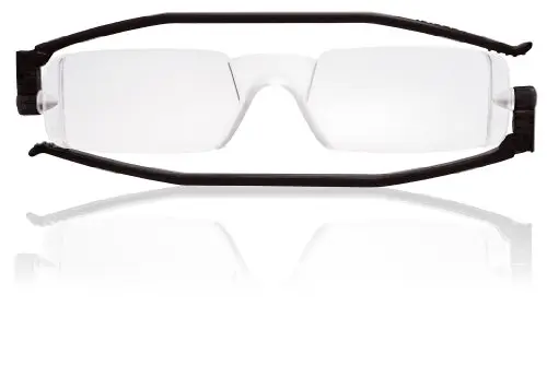 Nannini Compact One Optics 2.5 Temples Reading Glass (Black) | Fashionable, Durable & Compact - main product image