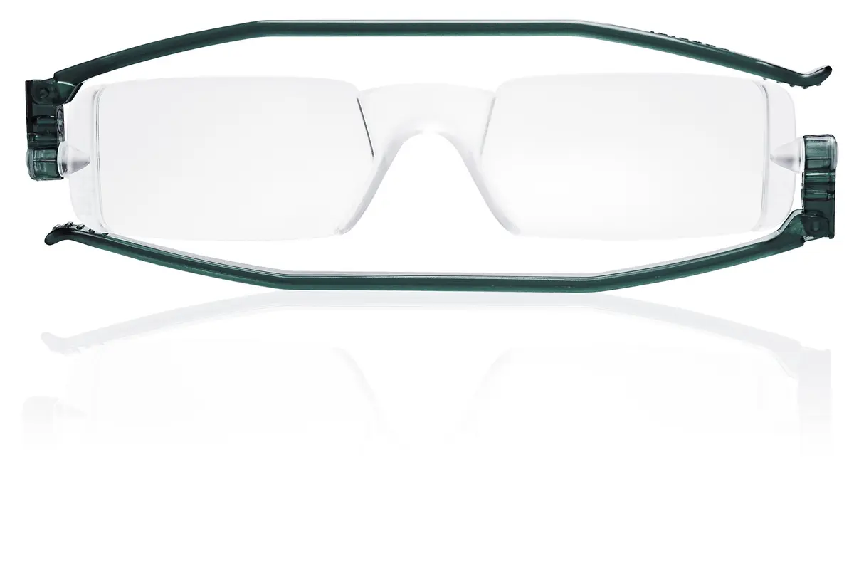 Nannini 7528 Compact One Optics 2.5 Temples Reading Glass (Grey) | Unisex, Ultra-Thin, Durable - main product image