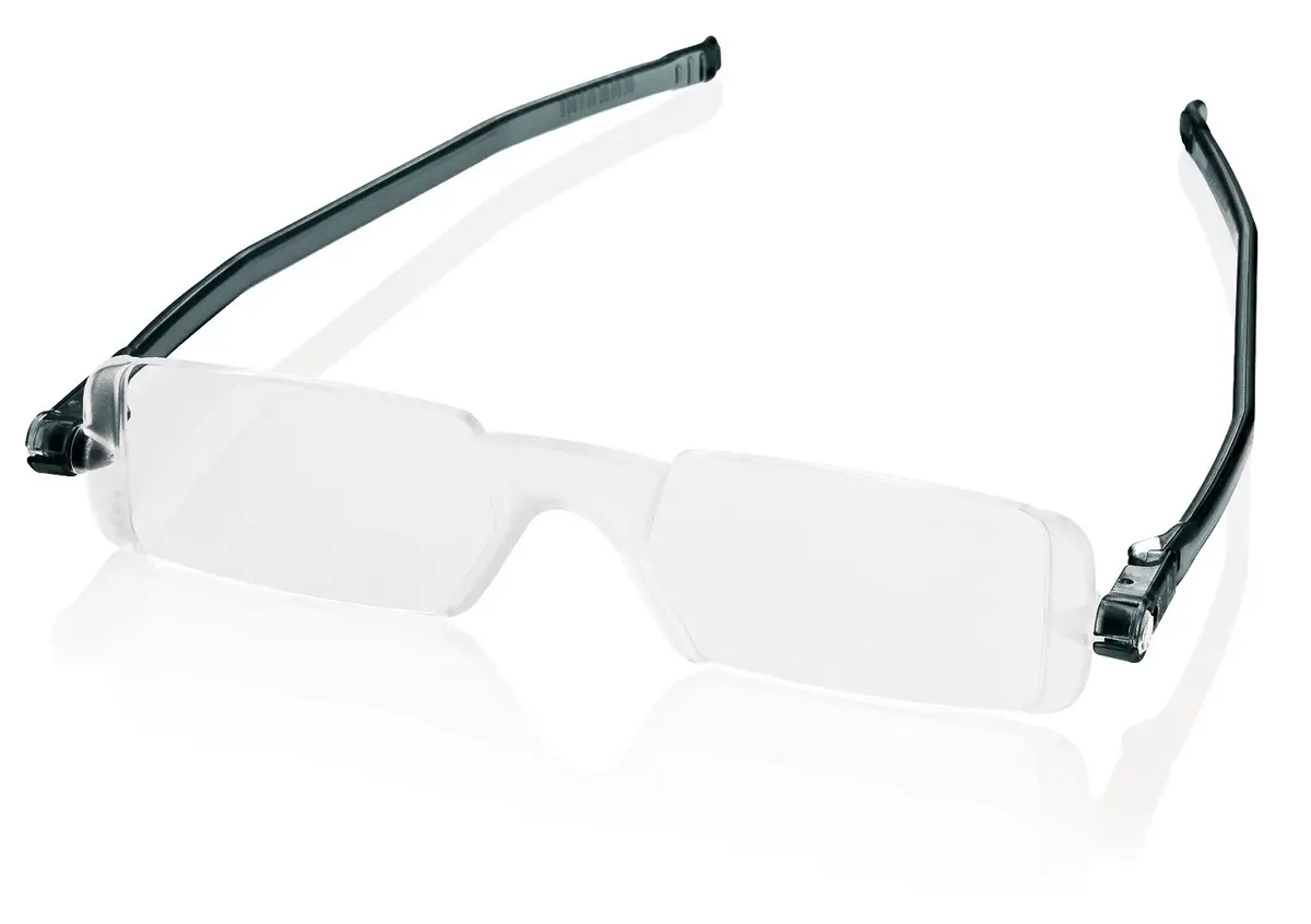 Nannini 7528 Compact One Optics 2.5 Temples Reading Glass (Grey) | Unisex, Ultra-Thin, Durable - view 3