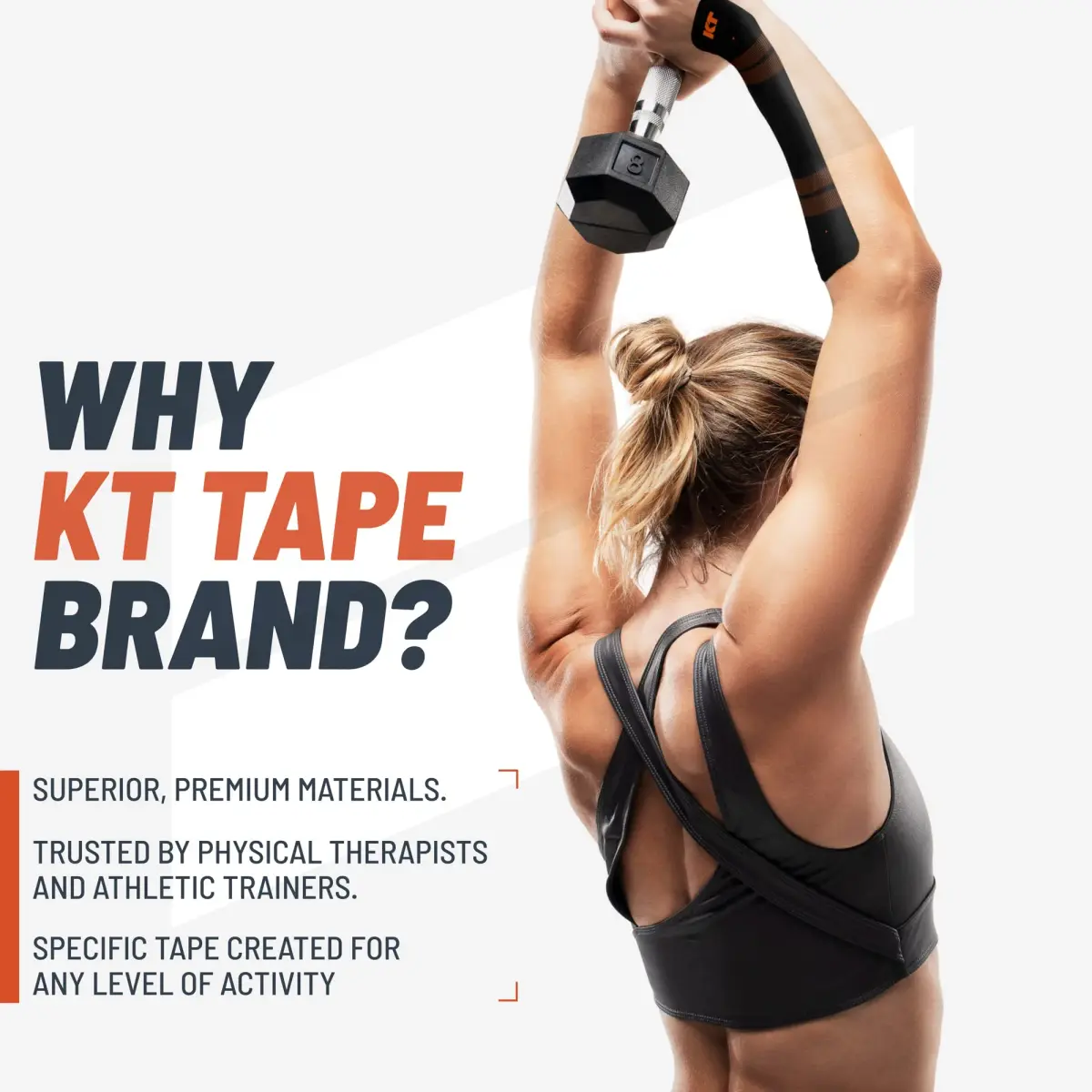KT Tape Pro Synthetic Kinesiology Athletic Tape 20 Count 10” Precut Strips Epic Purple | Supports Muscles & Joints - view 2