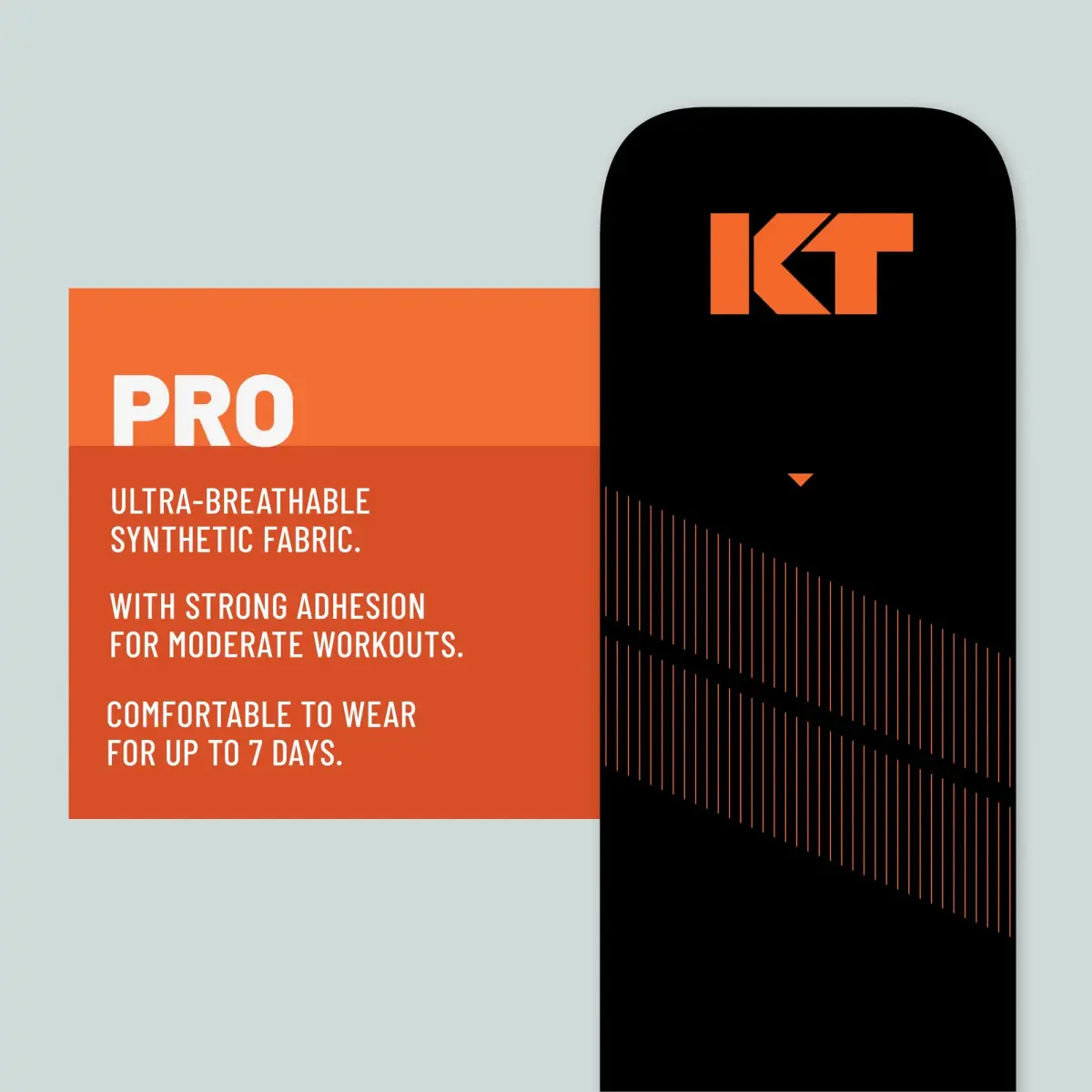 KT Tape Pro Synthetic Kinesiology Athletic Tape 20 Count 10” Precut Strips Epic Purple | Supports Muscles & Joints - view 4