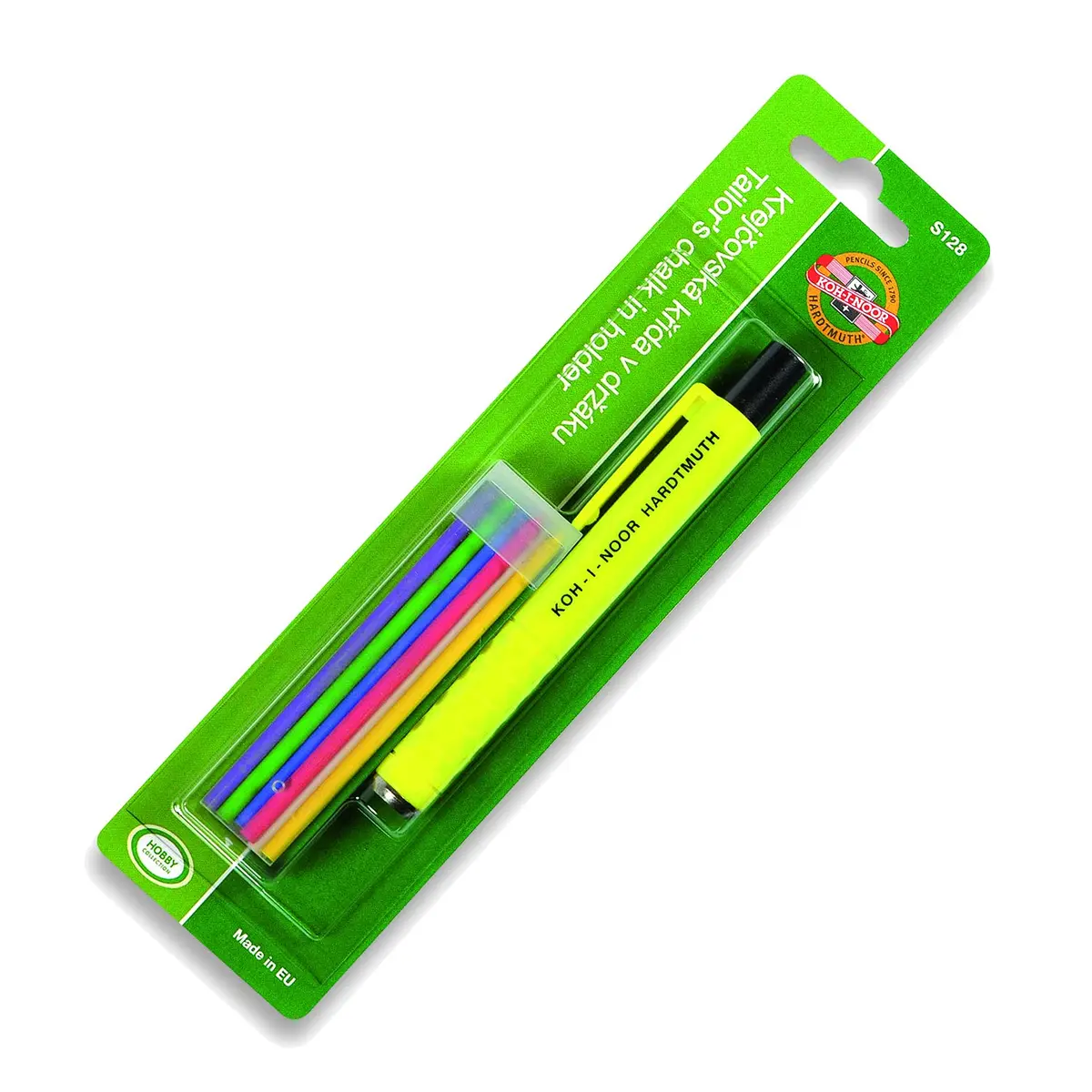 Koh-I-Noor Tailor's Chalks S128 with Holder 6 Assorted Colours | Fabric & Tailoring Tool for Indian Tailors - main product image