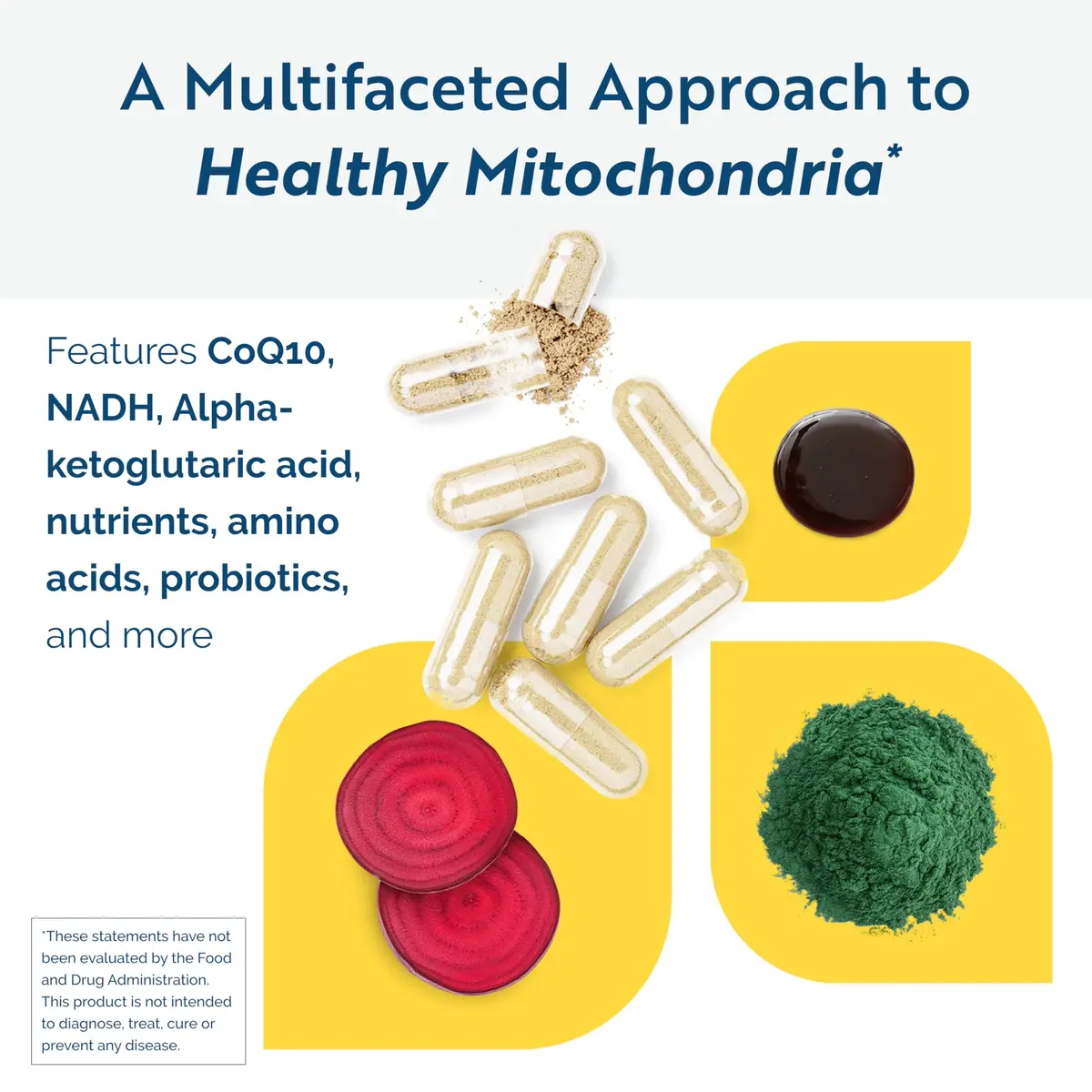 Researched Nutritionals ATP Supplements for Cellular Health & Energy Support - ATP Fuel - Vitamin E, CoQ10 & NADH to Promote Mental Clarity & Healthy Mitochondria (150 Capsules) - view 3