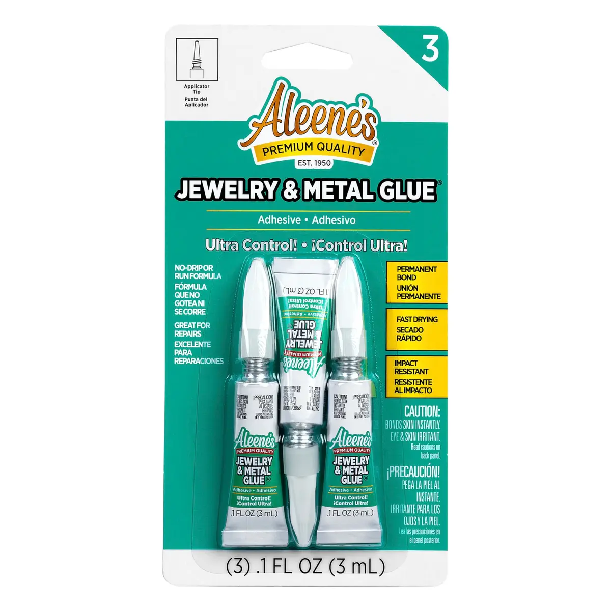 Aleene's Jewelry & Metal Glue 0.1oz | Strong Waterproof Bond for Jewelry & Crafts - main product image