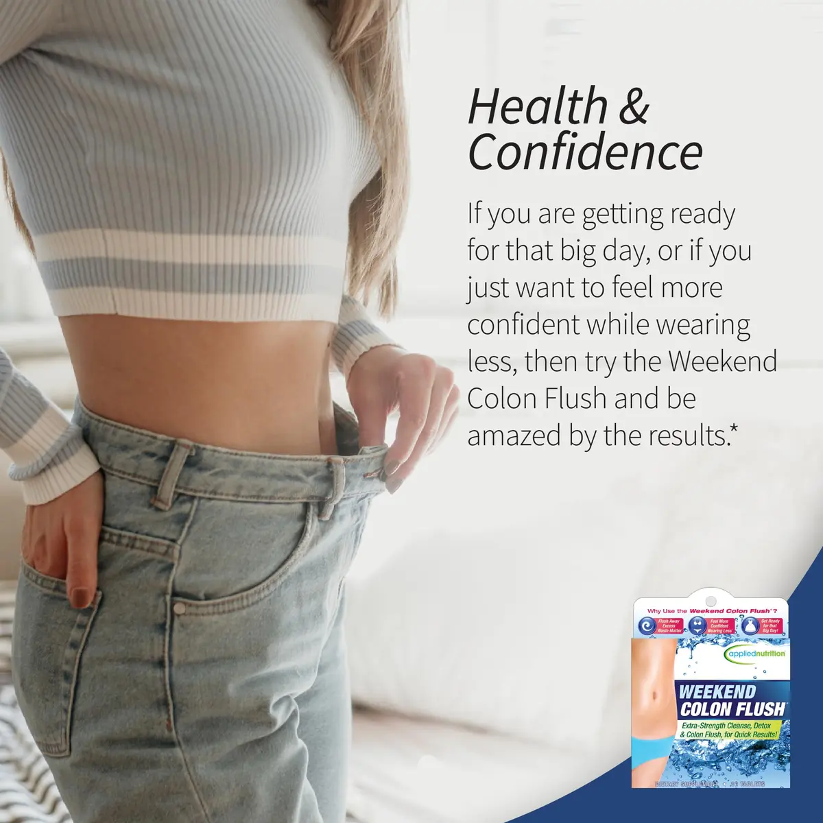Applied Nutrition Weekend Colon Flush 3-Day Digestive Reset Tablets | Supports Regularity & Detoxification - view 4