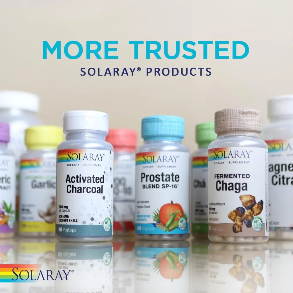 SOLARAY Vitamin B2 Supplement 100 mg | Supports Energy & Nervous System | 100 Veg Capsules - view 7