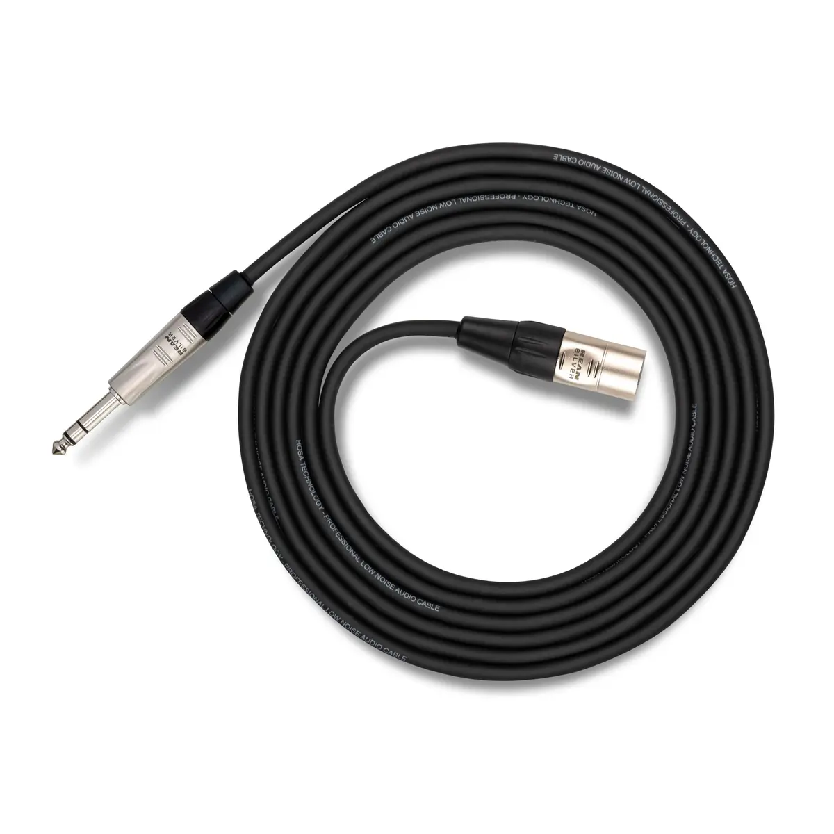 Hosa HSX-005 Pro Balanced Interconnect, REAN 1/4 Inch TRS to XLR3, 5 Feet | Studio-Grade Audio Cable for Live & Recording - main product image