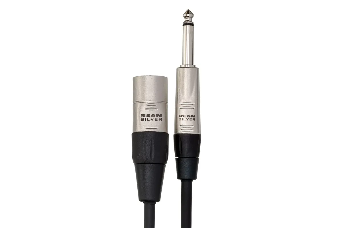 Hosa HSX-005 Pro Balanced Interconnect, REAN 1/4 Inch TRS to XLR3, 5 Feet | Studio-Grade Audio Cable for Live & Recording - view 4