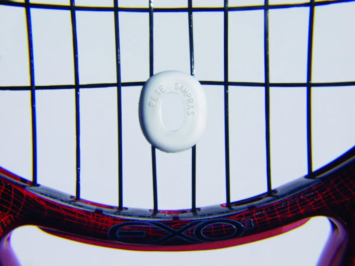 Tourna O Damp Tennis Racquet Vibration Dampener 2 Pack White | Reduces String Vibration for Quieter Play - view 3