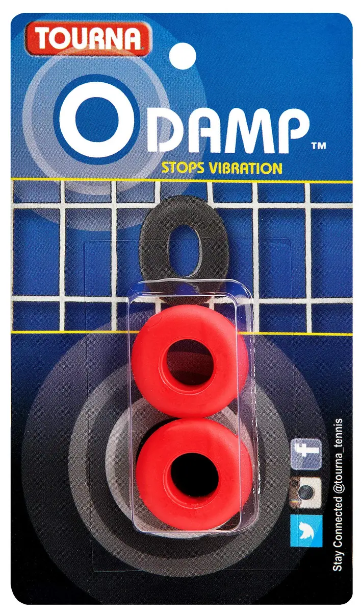 Tourna Unique Sports Sampras Vibration Dampener (Red) | Pete Sampras Tennis Accessory - main product image