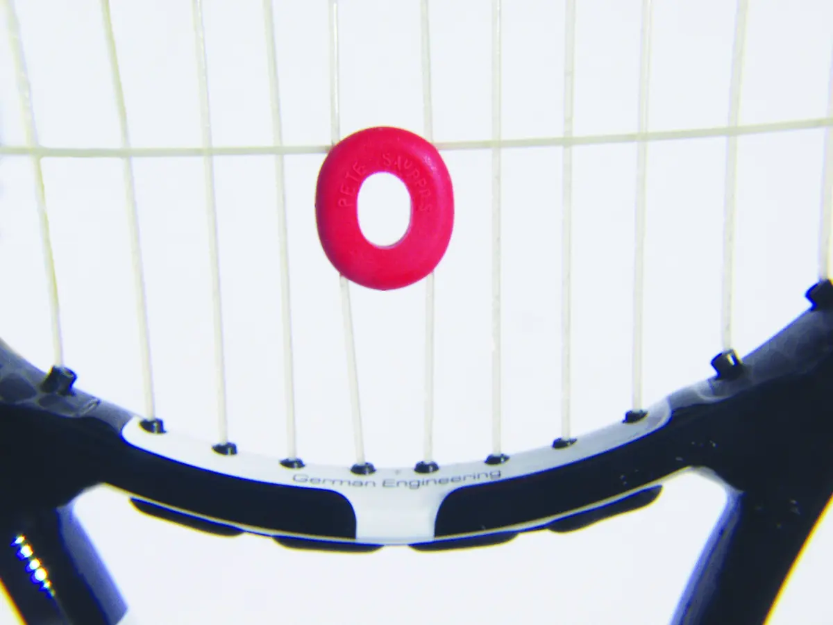 Tourna Unique Sports Sampras Vibration Dampener (Red) | Pete Sampras Tennis Accessory - view 3