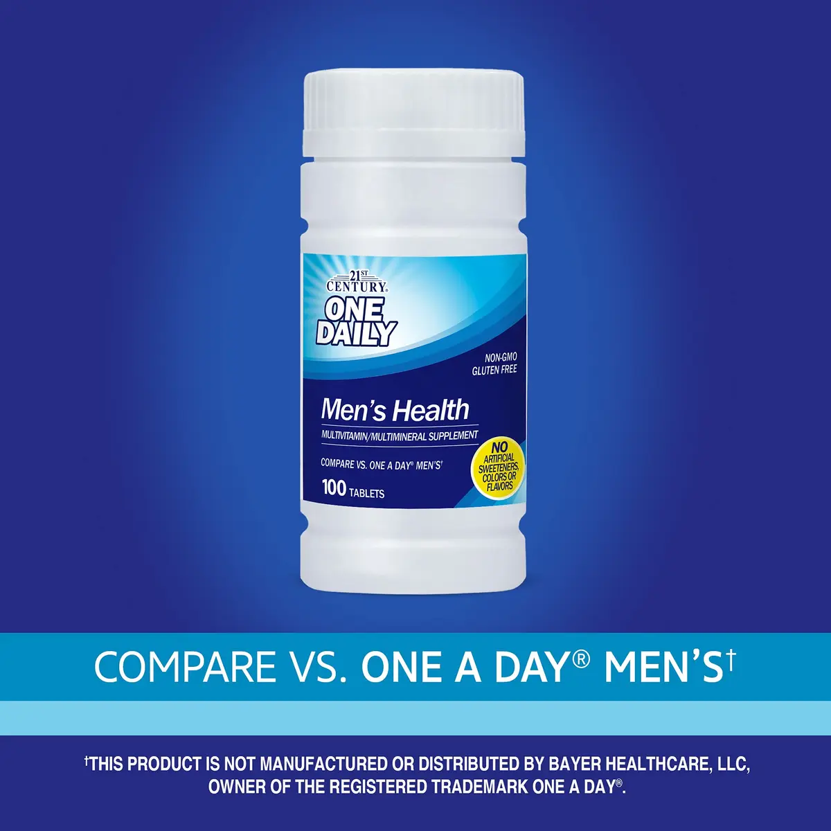 21st Century One Daily Men's Health Multivitamin Tablets, 100 Count | Complete Vitamin & Mineral Support for Men - view 5