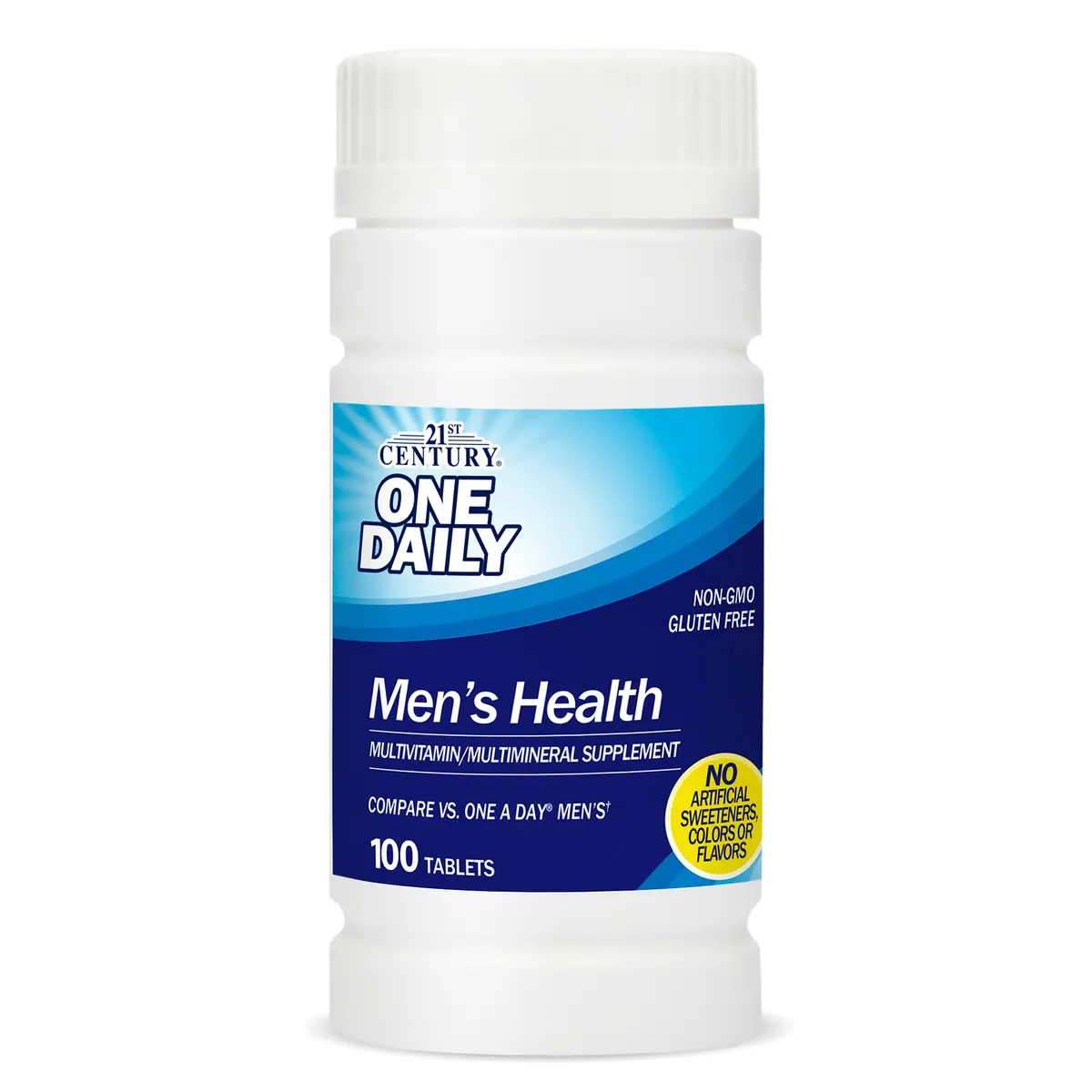 21st Century One Daily Men's Health Multivitamin Tablets, 100 Count | Complete Vitamin & Mineral Support for Men - main product image