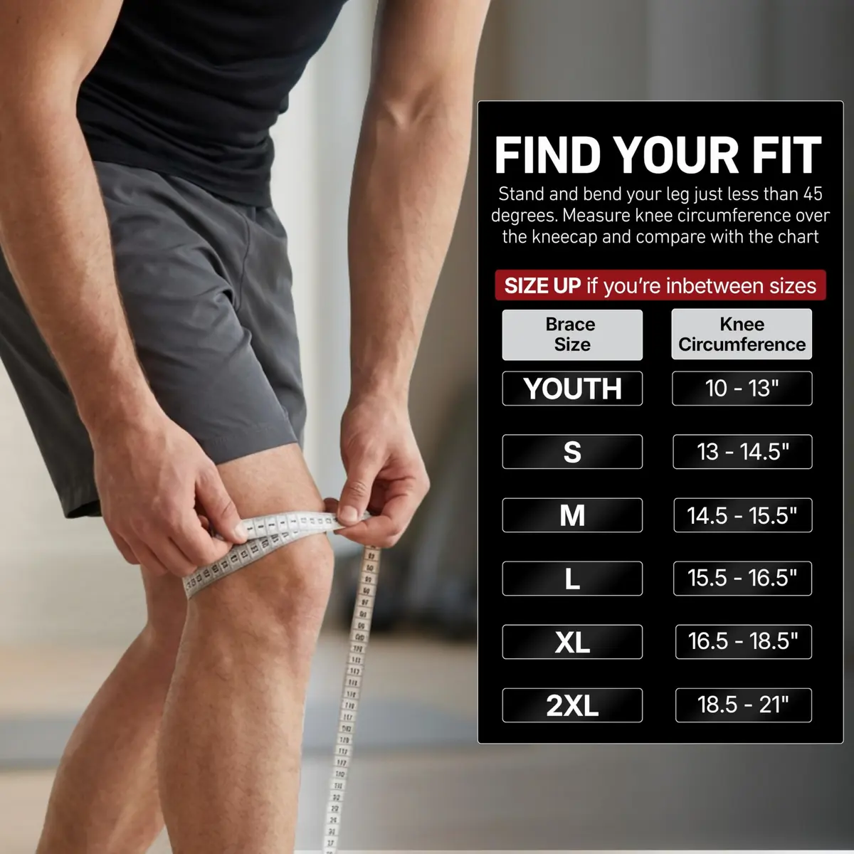 McDavid Hex Knee Compression Sleeves, Pull-On Padded Protection, Moisture Wicking (1 Pair) | Pro & Collegiate Fit - view 6
