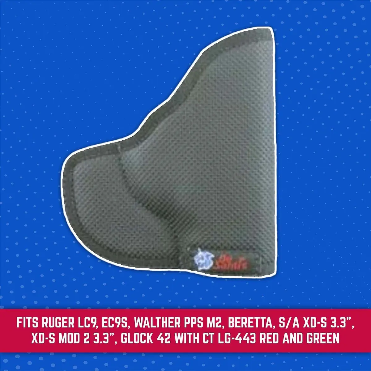 DeSantis Nemesis Holster Fits Ruger LC9, EC9S & More | Ambidextrous, Black - view 3