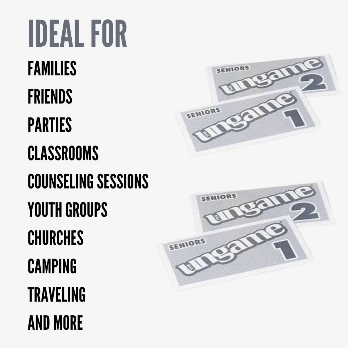 TaliCor Seniors Edition UNGAME - 140 Cards | Non-Competitive Card Game for Ages 55+ - view 2