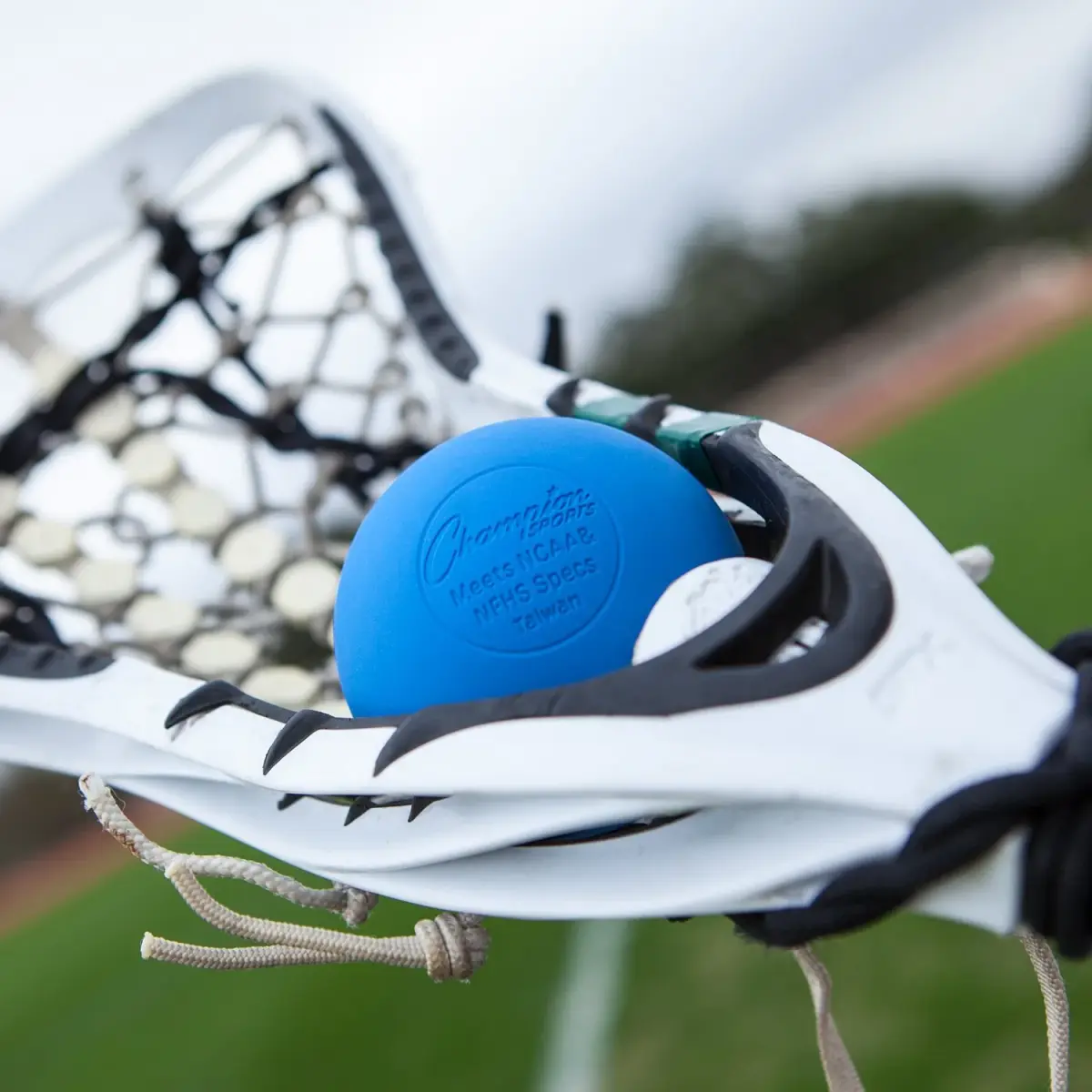 Champion Sports Official Lacrosse Balls Blue 130g (5.5oz) | NCAA, NFHS, SEI Certified - view 4
