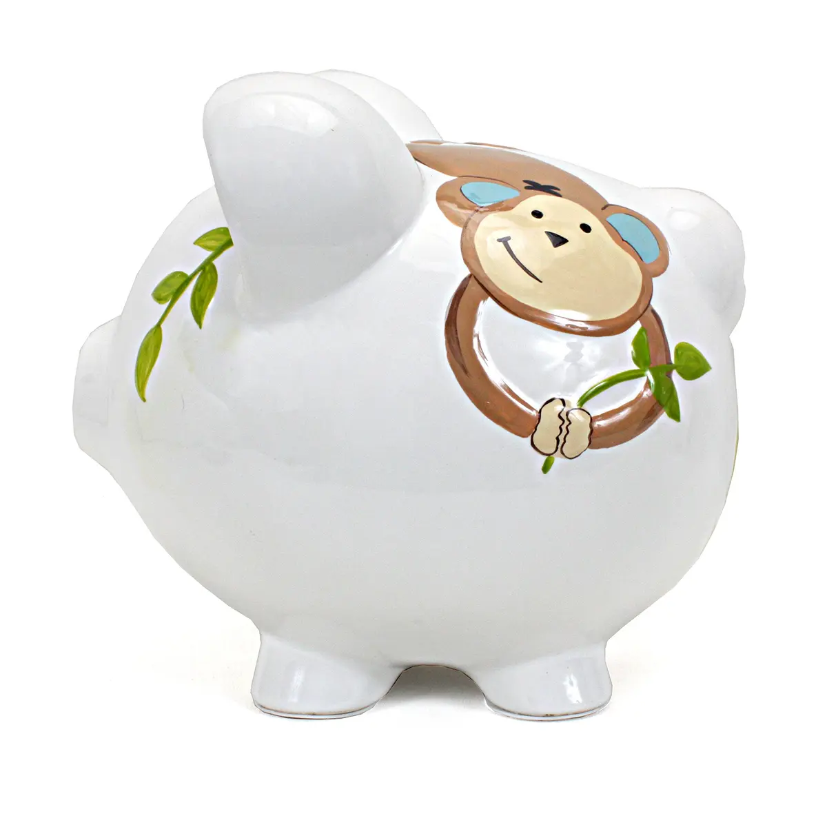 Child to Cherish Ceramic Piggy Bank for Boys (Jungle Jack) | Durable Ceramic Money Bank for Kids - view 5