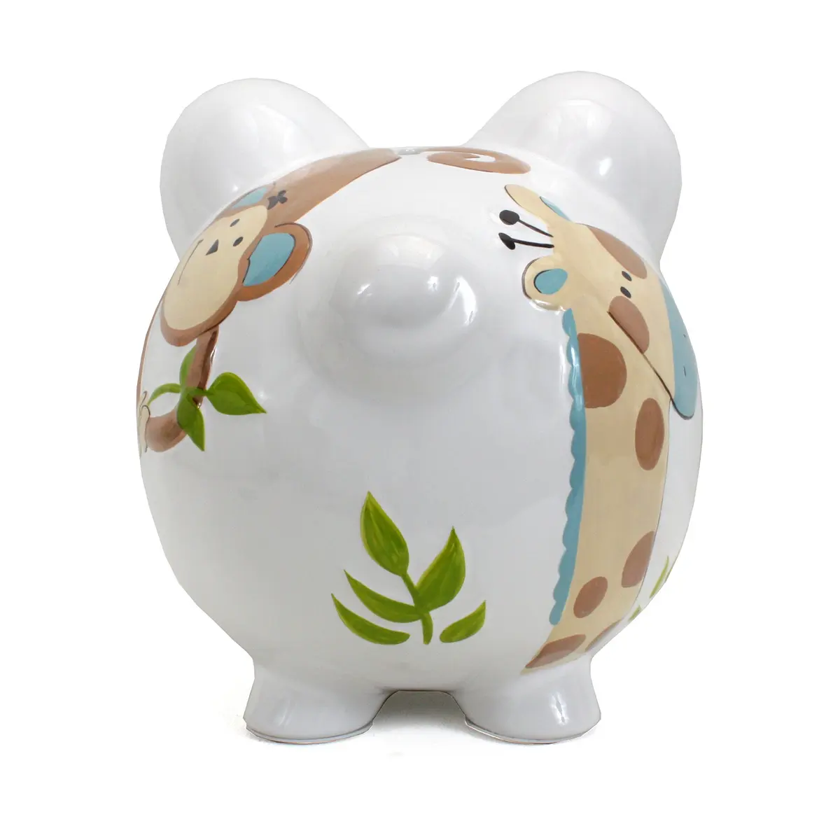 Child to Cherish Ceramic Piggy Bank for Boys (Jungle Jack) | Durable Ceramic Money Bank for Kids - view 2