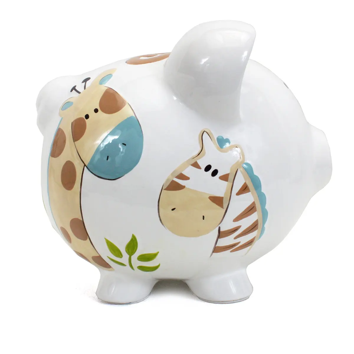 Child to Cherish Ceramic Piggy Bank for Boys (Jungle Jack) | Durable Ceramic Money Bank for Kids - view 4