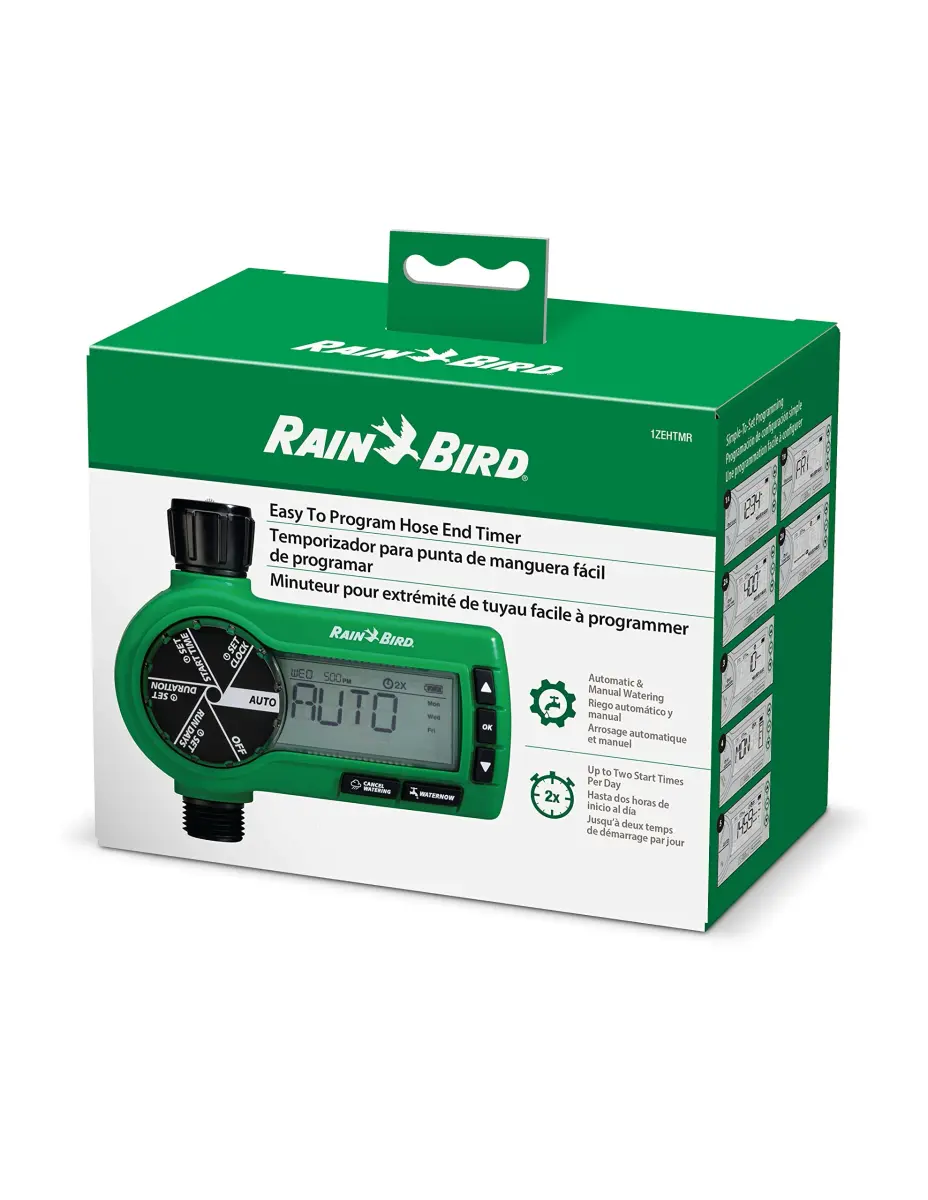 Rain Bird 1ZEHTMR Electronic Digital Hose End Timer 1.5cm (0.076lb) | Automatic Watering for Gardens & Drip Irrigation - view 8