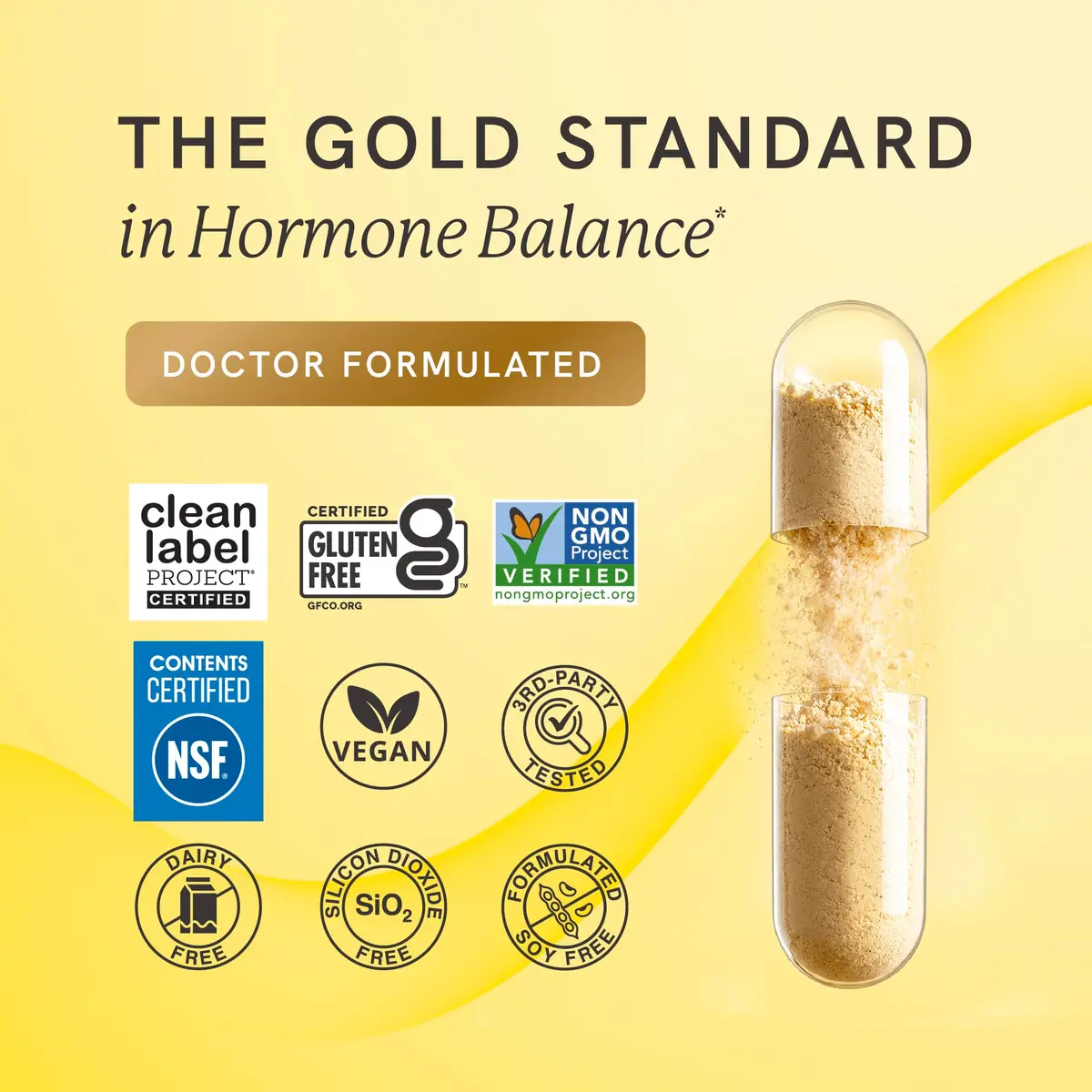 SMNutrition DIM Supplement 200 mg | Estrogen & Hormonal Balance for Women & Men | Doctor-Formulated, Vegan, Gluten-Free, 60 Ct - view 2
