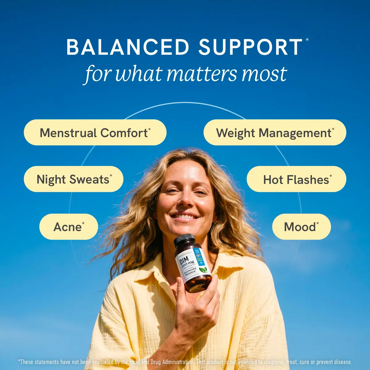 SMNutrition DIM Supplement 200 mg | Estrogen & Hormonal Balance for Women & Men | Doctor-Formulated, Vegan, Gluten-Free, 60 Ct - view 3