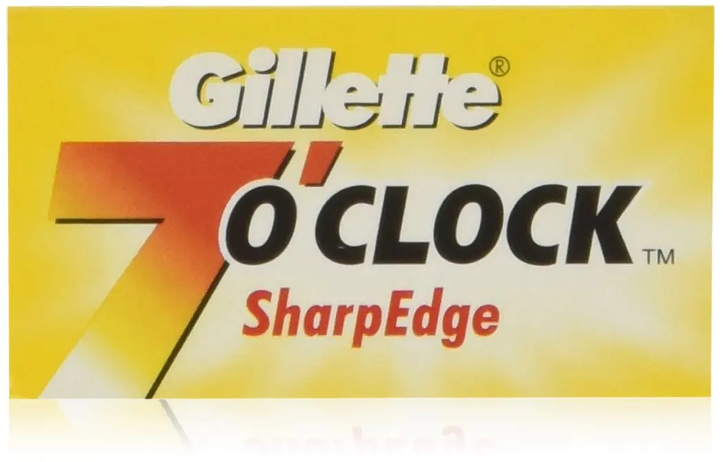 7 O'clock SharpEdge Double Edge Safety Razor Blades 100 Blades (5 Blades per Tuck) | Made in Russia - main product image