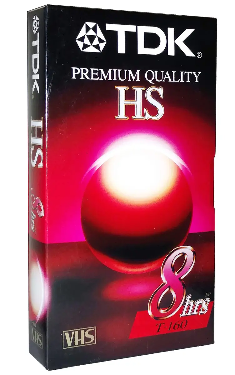 TDK HS T-160 8 Hour EP Video Cassette Tape | Premium Quality for Daily Recording in India - main product image