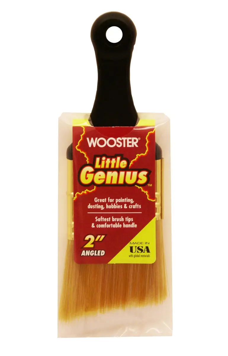 Wooster Little Dipper Paintbrush 2 Inch (5.08 cm) | Precision Angled Strokes for Tight Spaces - main product image