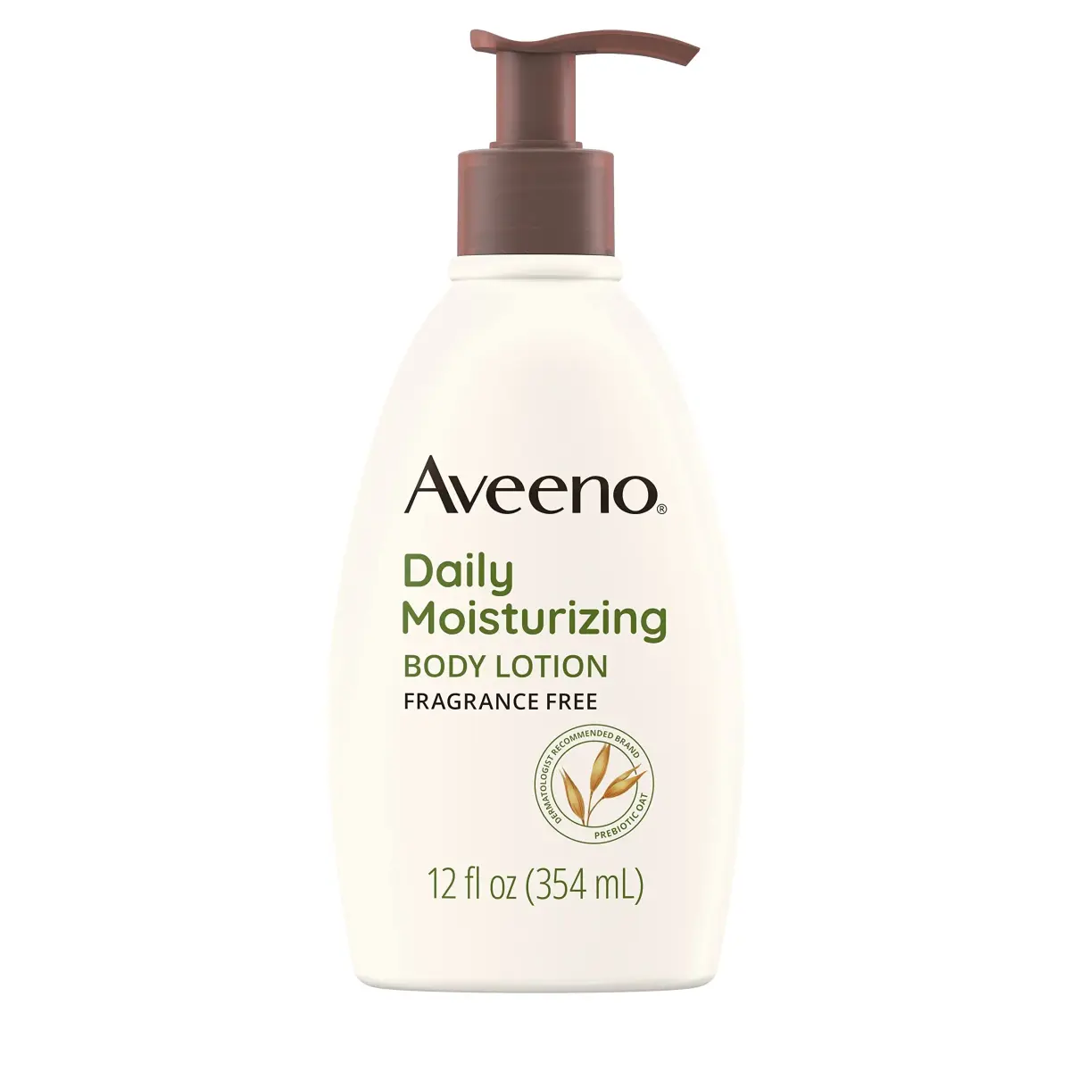 Aveeno Daily Moisturizing Body Lotion with Soothing Oat 355ml (12 Fl Oz) | Dermatologist Recommended for Dry Skin - main product image