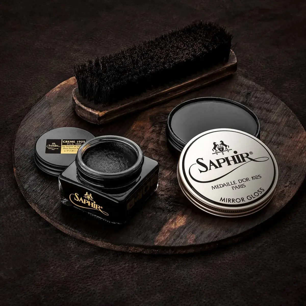 SAPHIR Pommadier Cream 75ml | Natural Leather Shoe Polish & Conditioner for Boots, Handbags - Cognac - view 6