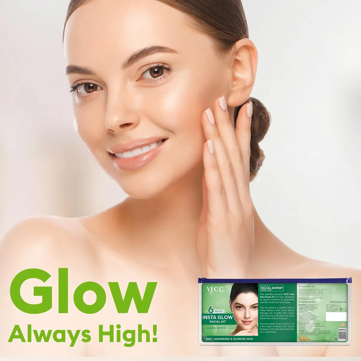 VLCC Salon Series Instaglow Facial Kit 240gm (6 Facials) | Instant Radiance for Special Occasions - view 6