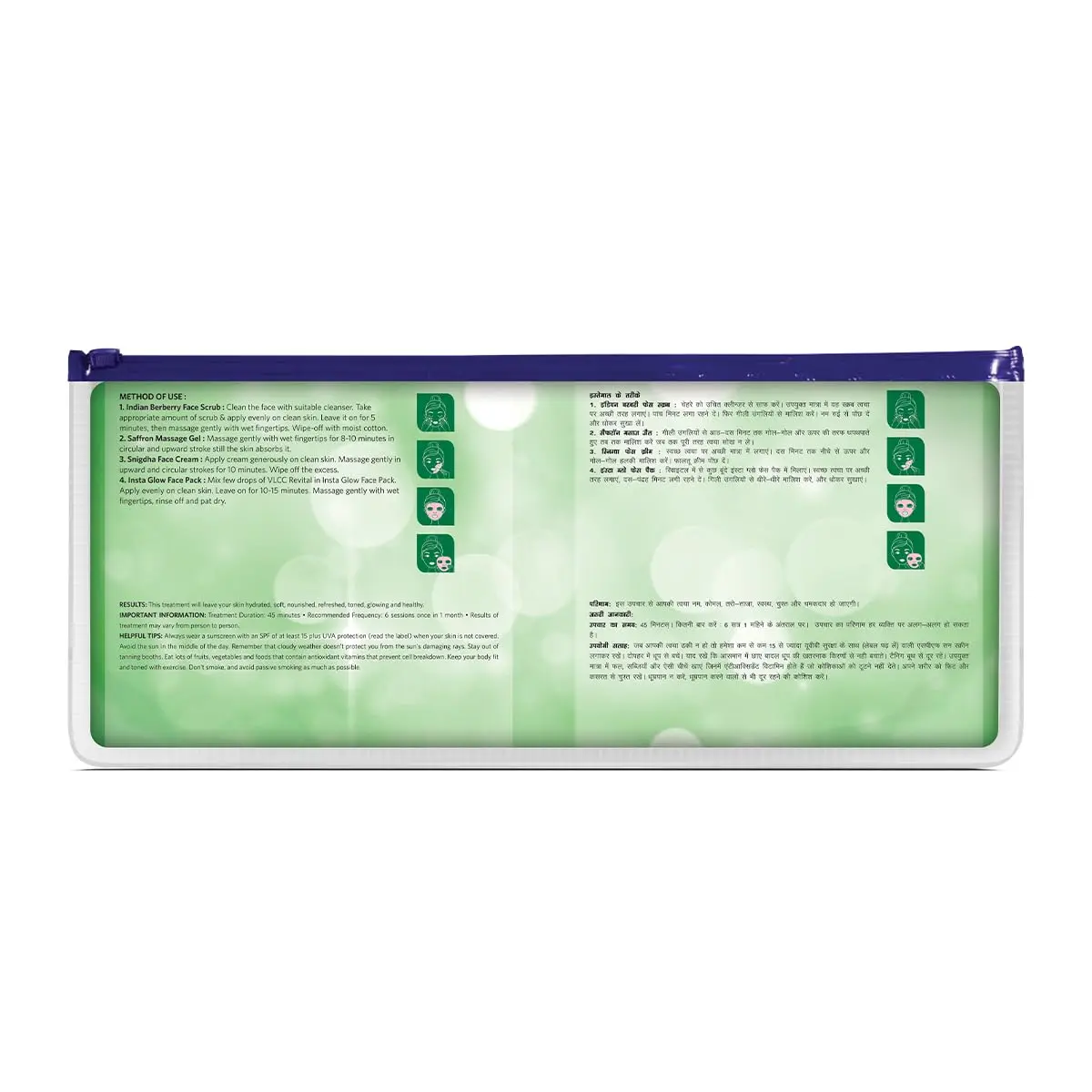 VLCC Salon Series Instaglow Facial Kit 240gm (6 Facials) | Instant Radiance for Special Occasions - view 9