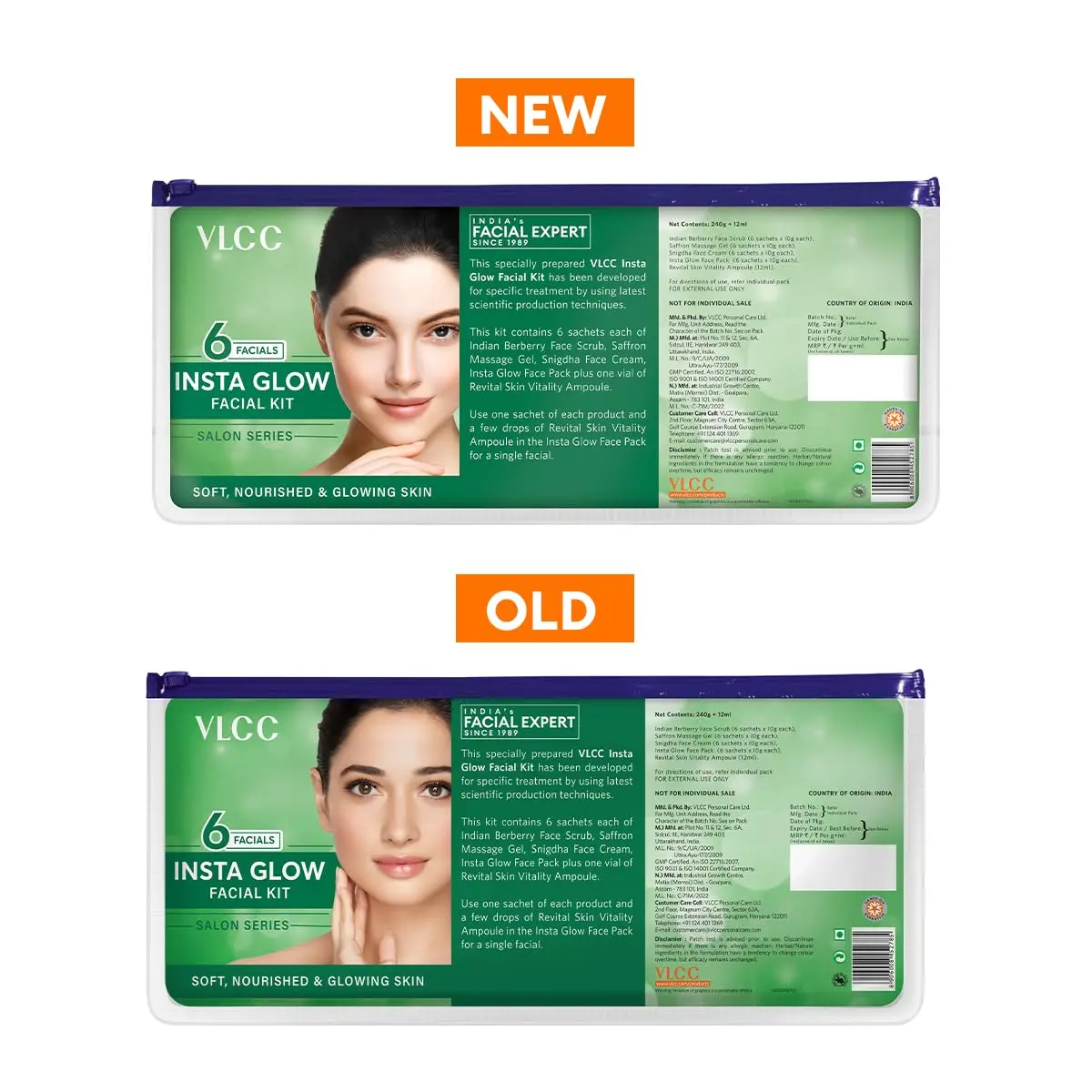 VLCC Salon Series Instaglow Facial Kit 240gm (6 Facials) | Instant Radiance for Special Occasions - view 2