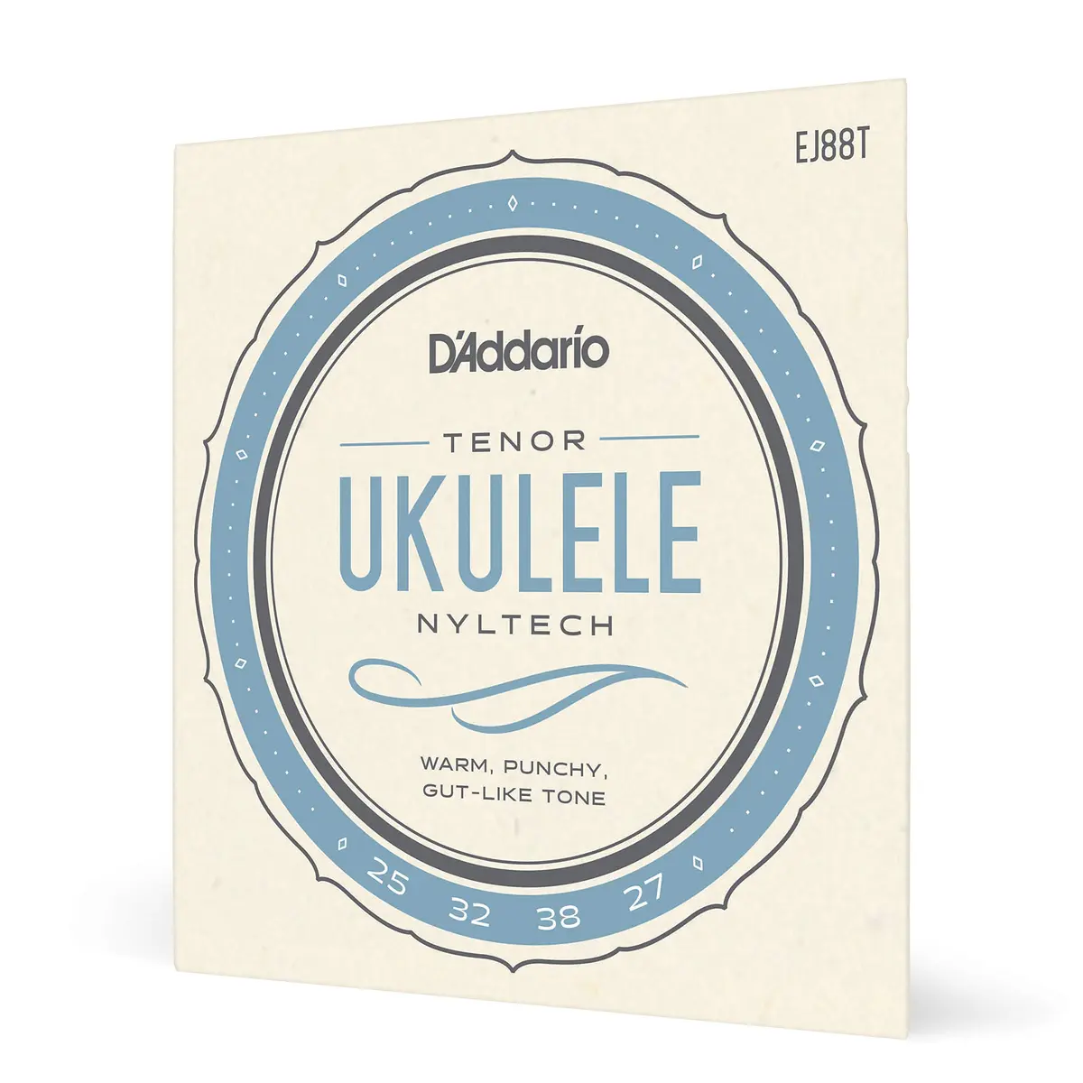 D'Addario Nyltech Tenor Ukulele Strings EJ88T (4-String Set) | Bright, Projecting Tone - main product image