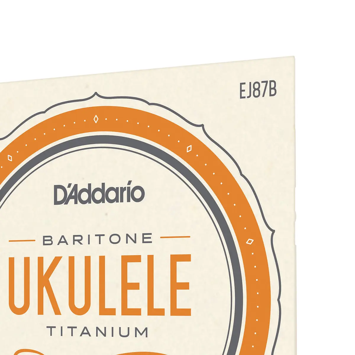 D'Addario Titanium Baritone Ukulele Strings EJ87B (4-String Set) | Bright, Projecting Tone - view 4