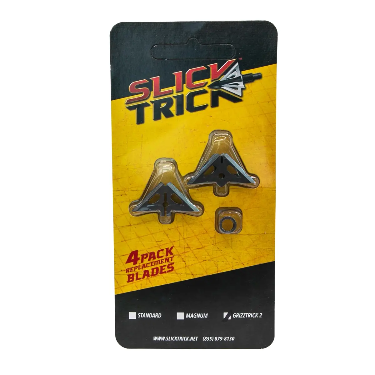 Slick Trick Broadhead 1-1/4 GT 2 Blades 100/125 Gr | German Stainless Steel, Precision Bow Hunting Blade - main product image