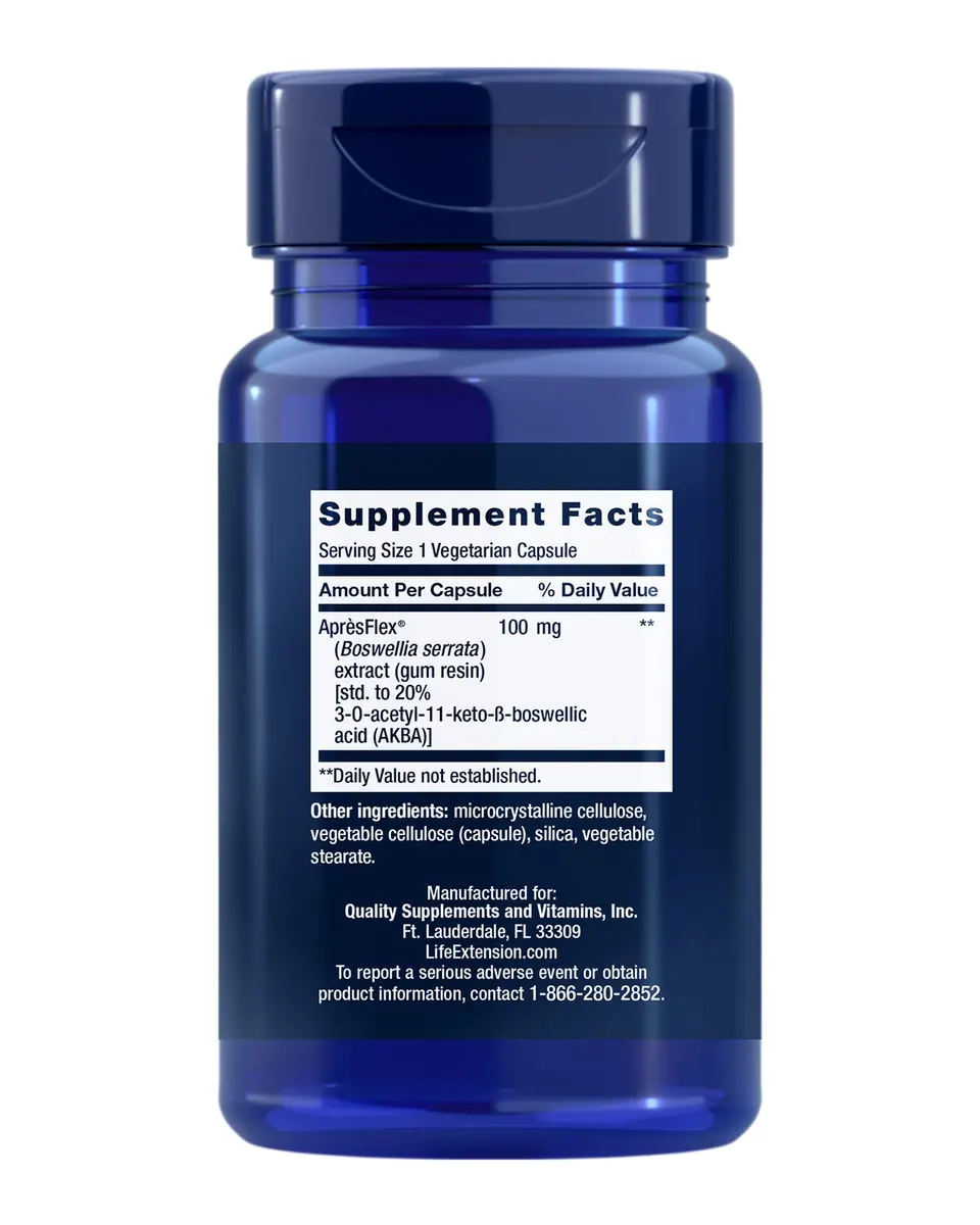 Life Extension 5-LOX Inhibitor with AprèsFlex® 60 Capsules | Supports Joint & Arterial Health - view 2