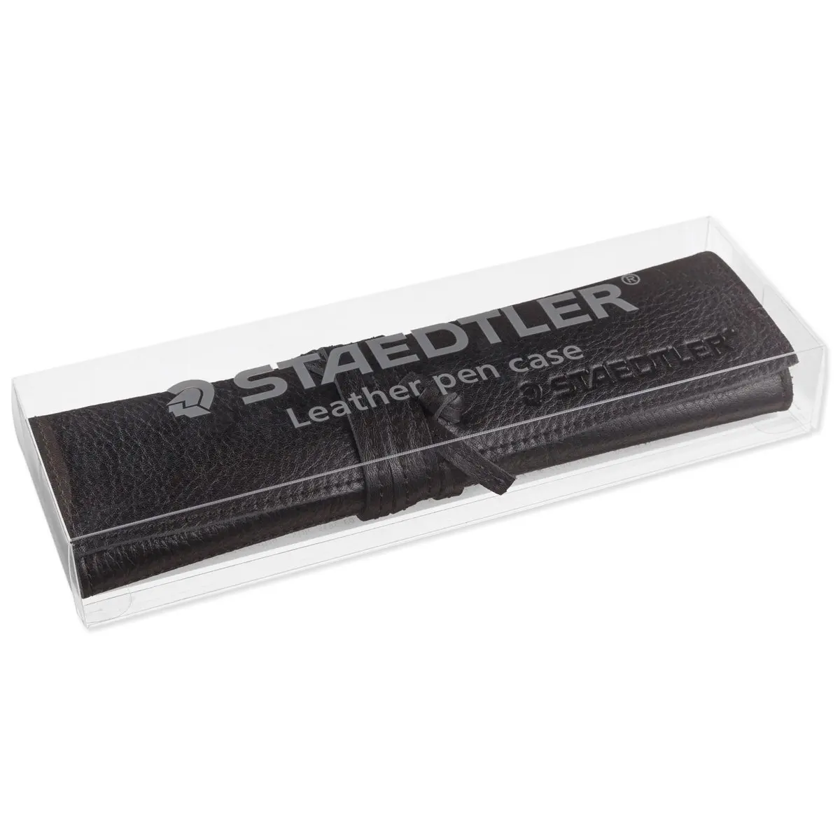 STAEDTLER Leather Pencil Case Black 900 LC-BK | Luxurious Cowhide, 4 Compartments, Unisex - view 3