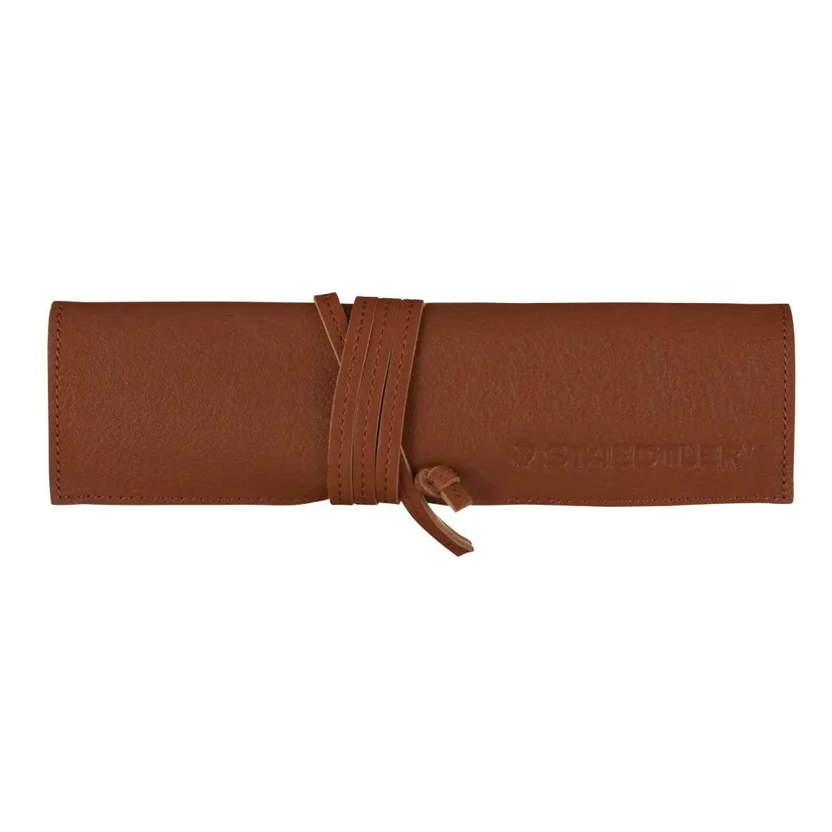 STAEDTLER Leather Pencil Case Brown 900 LC-CA | Unisex Cowhide Organizer with 4 Compartments - main product image