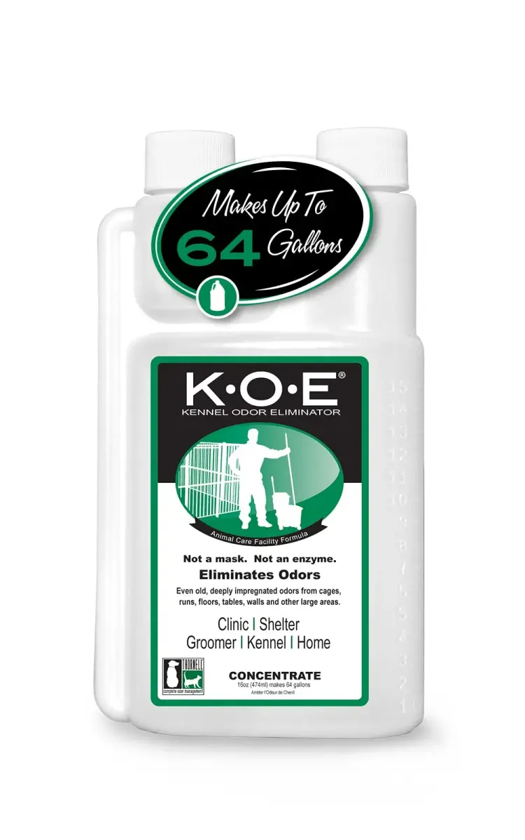 Odorcide KOE Kennel Odor Eliminator Concentrate 480ml (16 Fl Oz) | Veterinary Strength Odor Eliminator - main product image