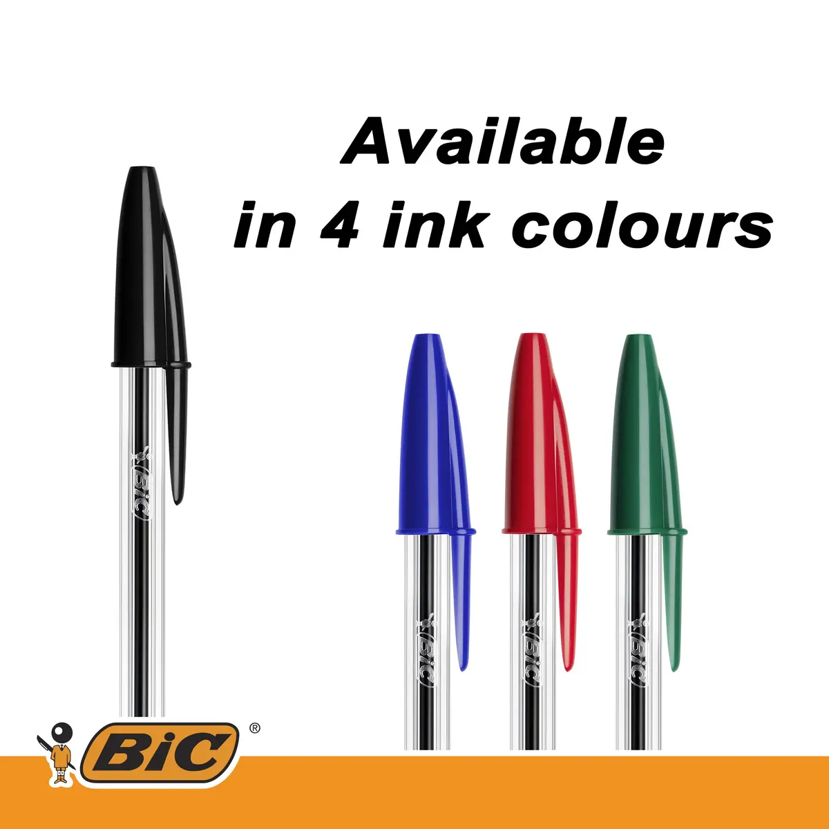 BIC Cristal Original Ballpoint Pens 1.0mm | Classic Smudge-Free Writing for School & Office - view 5