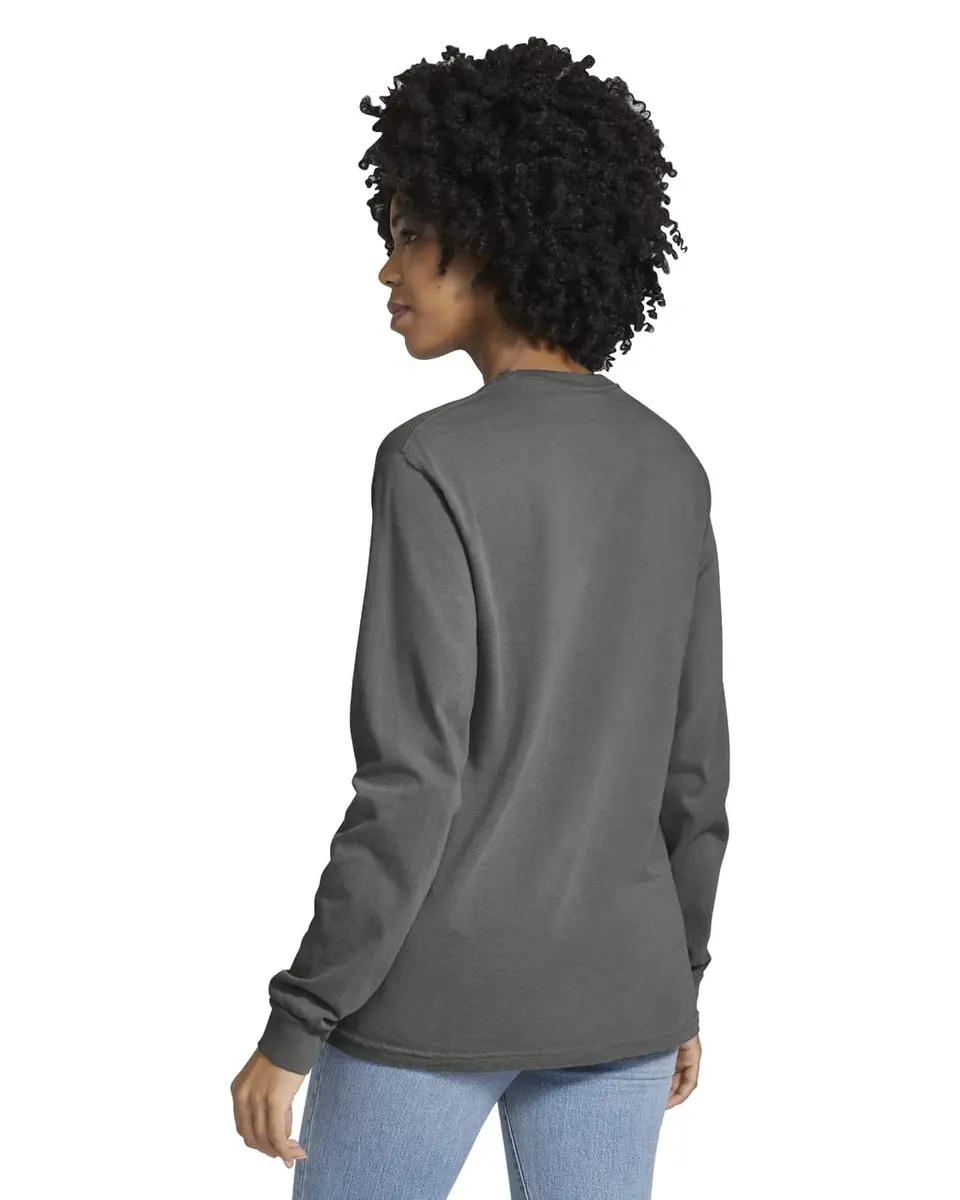 Comfort Colors Womens 6.1 Oz. Ringspun Cotton T-Shirt (6014) -Pepper -2XL | Casual, Garment-Dyed, Pre-shrunk - view 2
